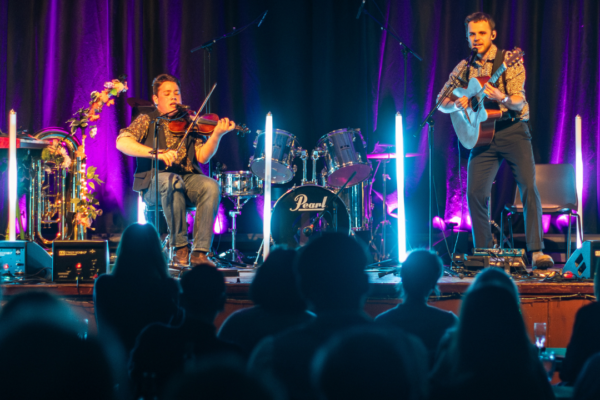 Arthur Coates and Kerran Cotterell at The Gathering