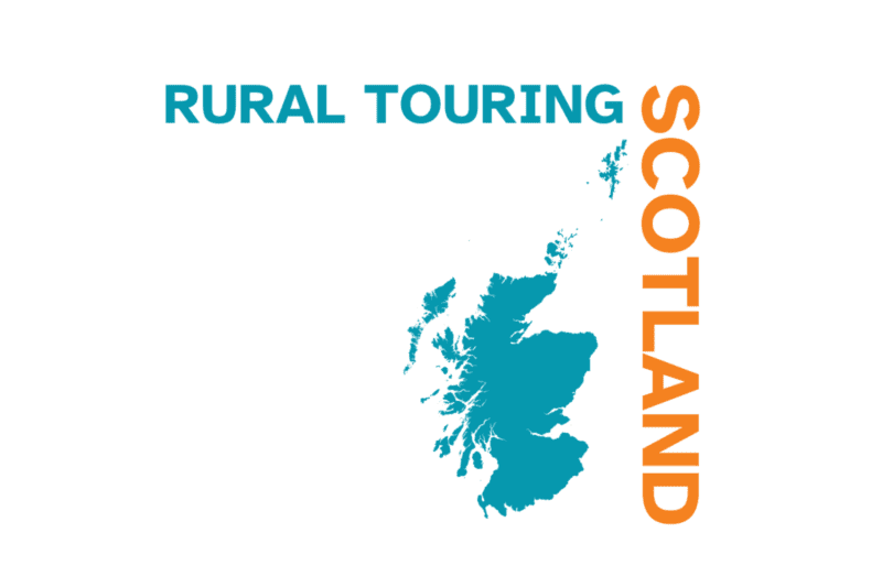 Rural Touring in Scotland front cover, showing a map of Scotland.